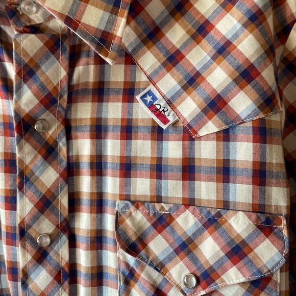 Vintage pearl snap western plaid - Picture 3 of 10